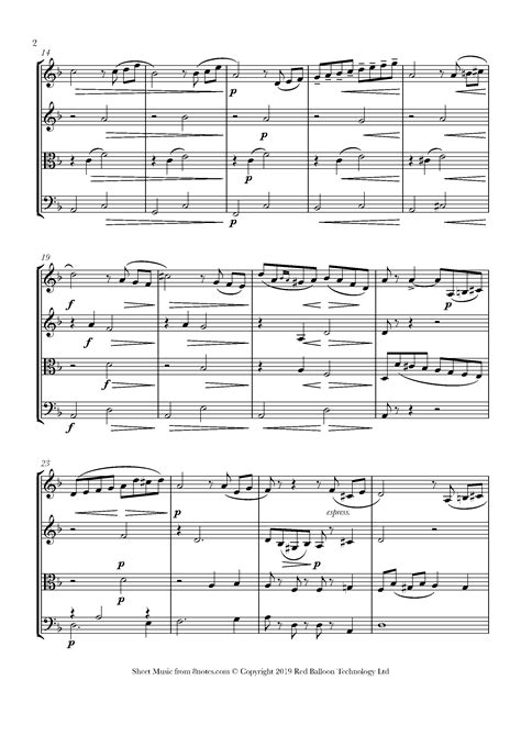 Barcarolle (for String Quartet)